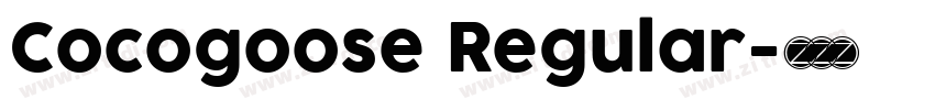 Cocogoose Regular字体转换